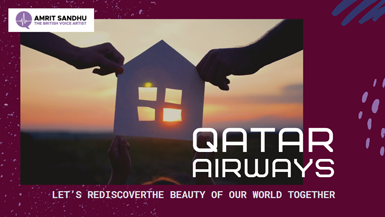 The British Voice Artist - Qatar Airways web