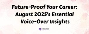 Read more about the article Future-Proof Your Career: August 2025’s Essential Voice-Over Insights
