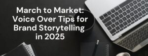 Read more about the article March to Market: Voice-Over Tips for Brand Storytelling in 2025